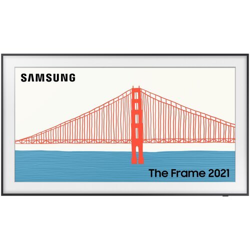 Телевизор QLED Samsung The Frame QE75LS03AAU 74.5' (2021), черный