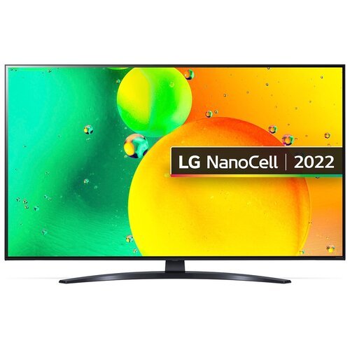 43' Телевизор LG 43NANO766QA 2022 NanoCell, HDR, LED, синяя сажа