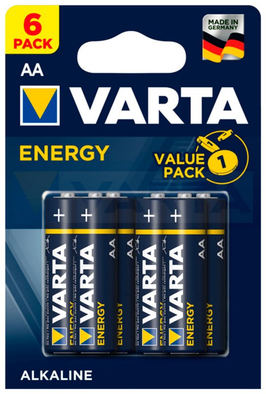 Батарейка VARTA ENERGY AA, бл.6