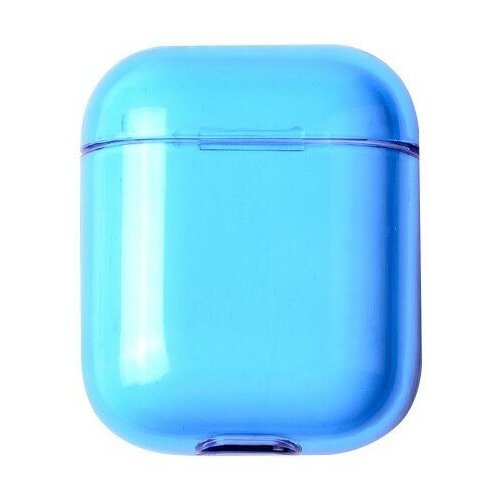 Чехол для наушников Apple AirPods 1/2 - Прозрачно-Синий
