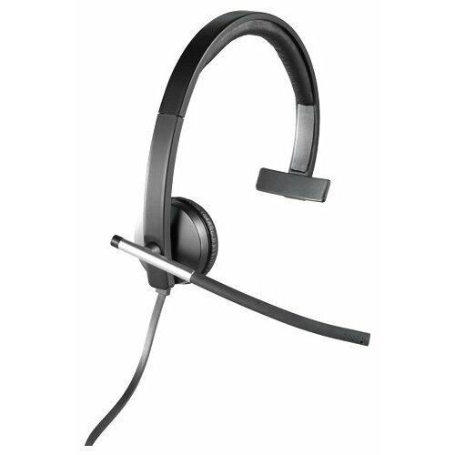 Проводные наушники Logitech VC USB Headset Mono H650e, черный/серый