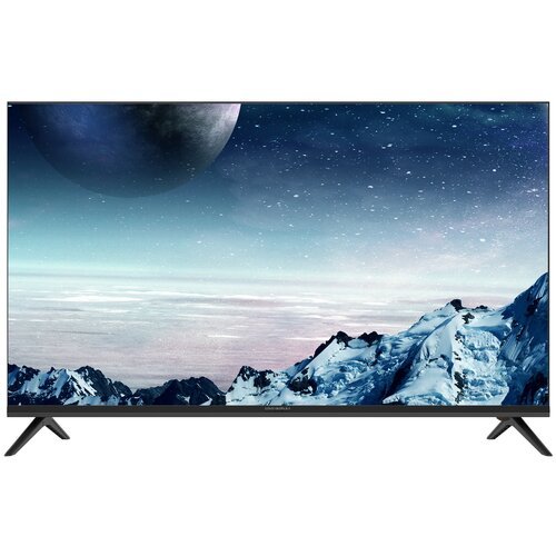 Телевизор LED Hyundai 50' H-LED50FU7004 Smart Салют ТВ Frameless черный/Ultra HD/DVB-T/60Hz/DVB-T2/D