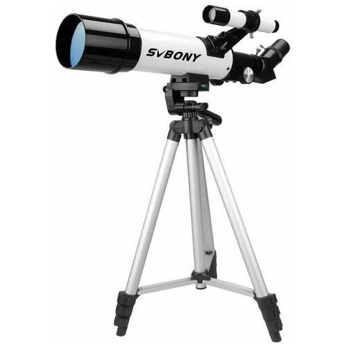 Телескоп SVBONY SV501P, Увеличение 120 крат, Диафрагма 60 мм, Фокусное расстояние 400 мм, штатив