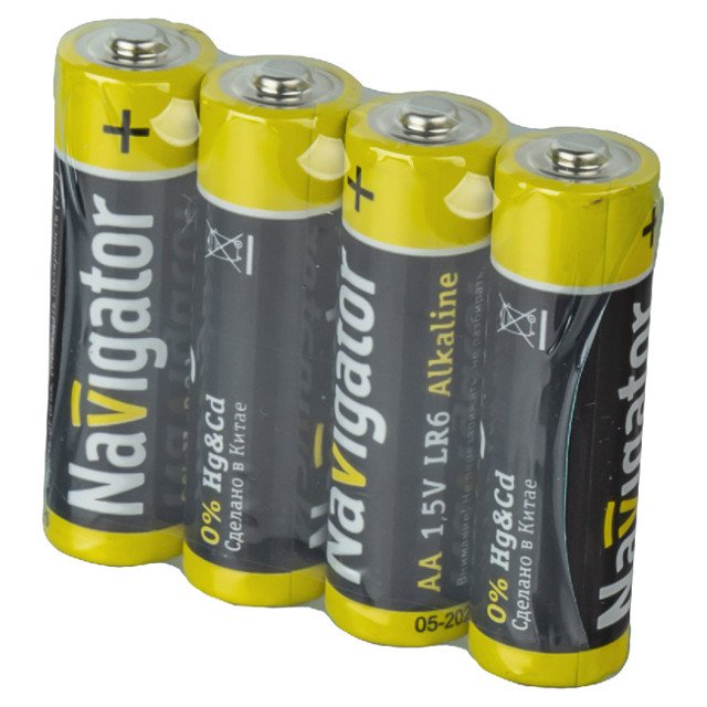 батарейка NAVIGATOR АА алкалиновая 1,5В 24шт