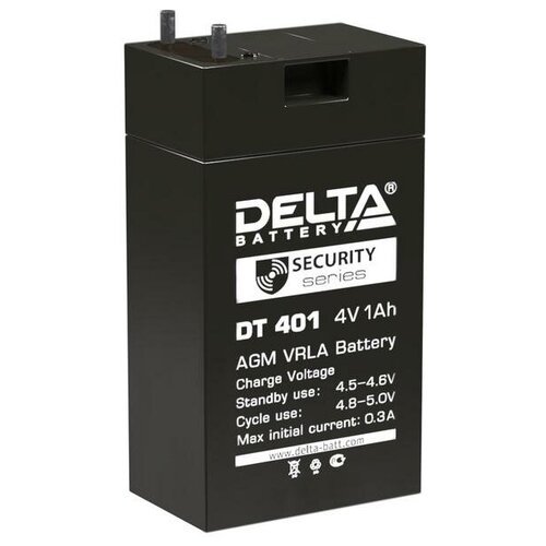 Аккумулятор для фонарей трофи 4В 1.0А. ч Delta DT 401 (10шт. в упак.)