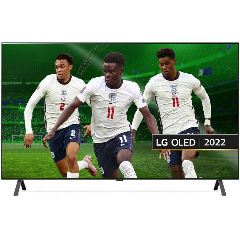 Телевизор LG 55' OLED55A26LA.ARUB темно-серый
