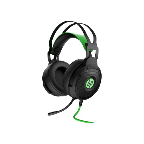 Проводные наушники HP Pavilion Gaming Headset 600, черный/зеленый