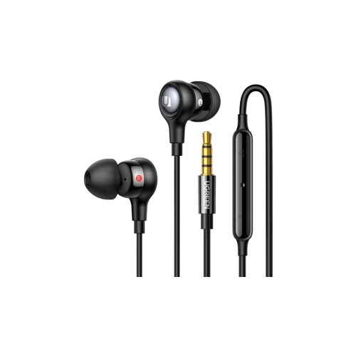 Наушники проводные UGREEN EP103 (30637) In-Ear Earphones with 3.5mm Plug . Цвет: черный