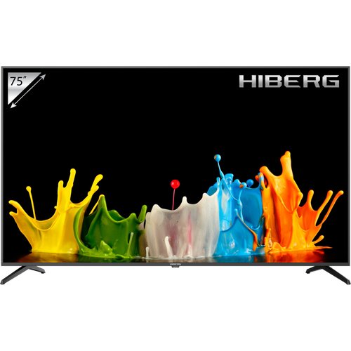 Телевизор LED Hiberg 75Y UHD Smart TV 4K