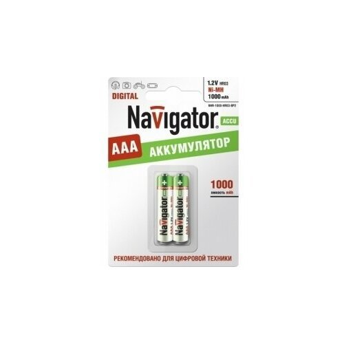 Аккумулятор AAA Navigator 1000mAh 94 462 цена за 1 Аккумулятор