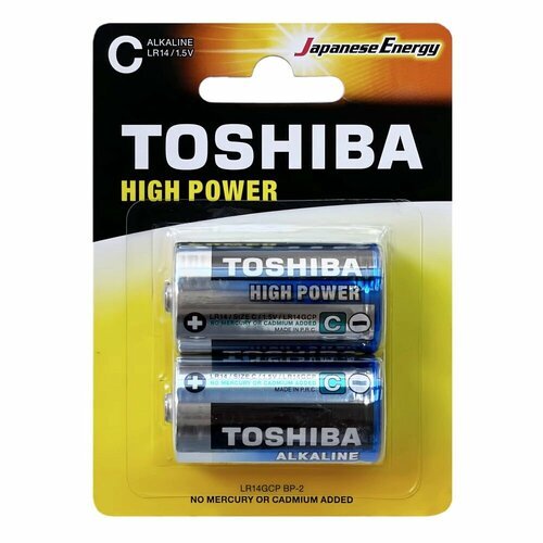 Батарейка TOSHIBA High Power LR14 (C) 2 шт