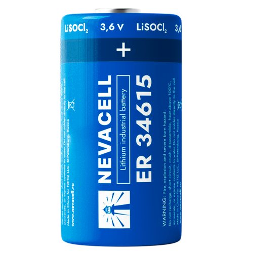 Батарейка литиевая NevaCell ER34615, 3,6В, 4 штуки