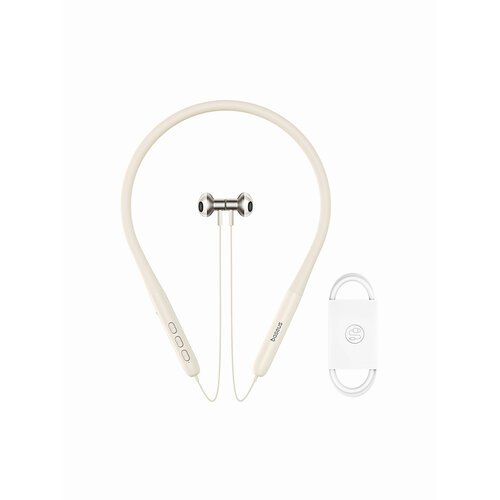 Беспроводные наушники Xiaomi Baseus Bowie Bluetooth Neck-mounted Earphones P1 White (P12023)