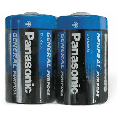 Батарейка Panasonic General Purpose D/R20, в упаковке: 2 шт.