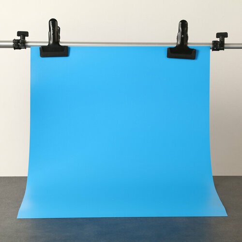 Фотофон для предметной съёмки 'Голубой' ПВХ, 50 х 70 см