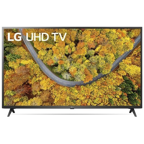 Телевизор LG 55UP76006LC.ADGG, 55', LED, 4K Ultra HD, черный