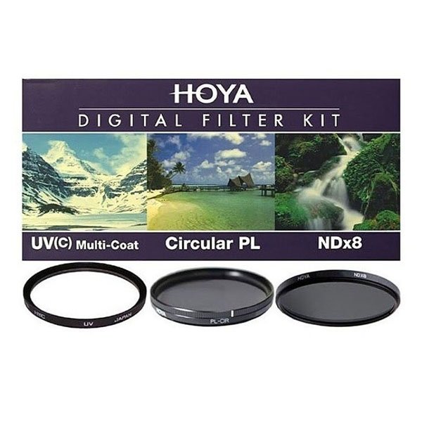 Набор светофильтров HOYA Digital Filter Kit HMC MULTI UV, Circular-PL, NDX8 - 52mm