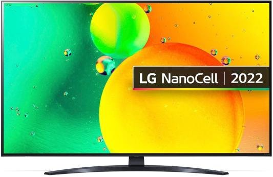 Телевизор LED LG 50 50NANO766QA.ARUB NanoCell синяя сажа Ultra HD 60Hz DVB-T DVB-T2 DVB-C DVB-S DVB-S2 USB WiFi Smart TV (RUS)