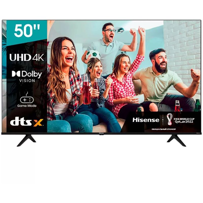 Телевизор 50' Hisense 50A6BG (4K Ultra HD 3840x2160, Smart TV) черный
