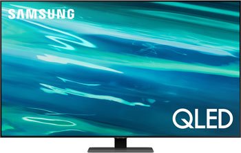 QLED Samsung 75'' 4K Smart TV QE75Q80AAU черный
