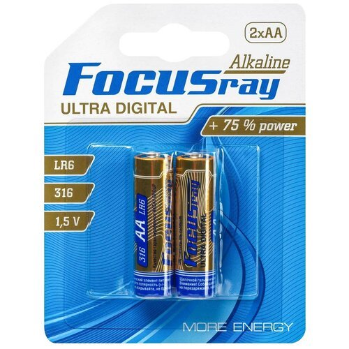 Батарейки FOCUSray ULTRA DIGITAL LR06/BL2 2/24/288