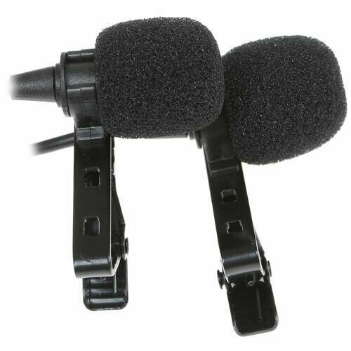 Микрофонный комплект Maono AU-200 черный, проводной, петличный, -30 дБ, от 50 Гц до 18000 Гц, кабель - 600 см, jack 3.5 мм, jack 6.3 мм