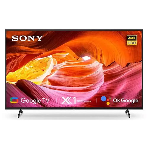65' Телевизор Sony KD-65X75K 2022 VA, черный