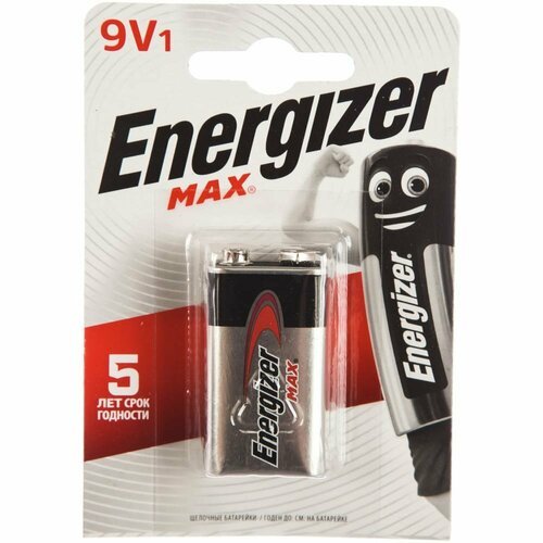 Батарейка Energizer Maximum 6LR61 9В бл/1 щелочная
