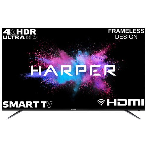 Телевизор 65' Harper 65U750TS (4K UHD 3840x2160, Smart TV) черный