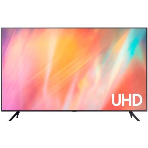 50' Телевизор Samsung UE50AU7100U 2021 LED, HDR, QLED RU, titan gray