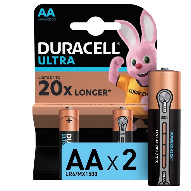 батарейка DURACELL LR6 АА Ultra Power блистер 2шт