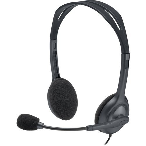 Наушники с микрофоном Logitech H111 серый 2.35м накладные оголовье 981-000593
