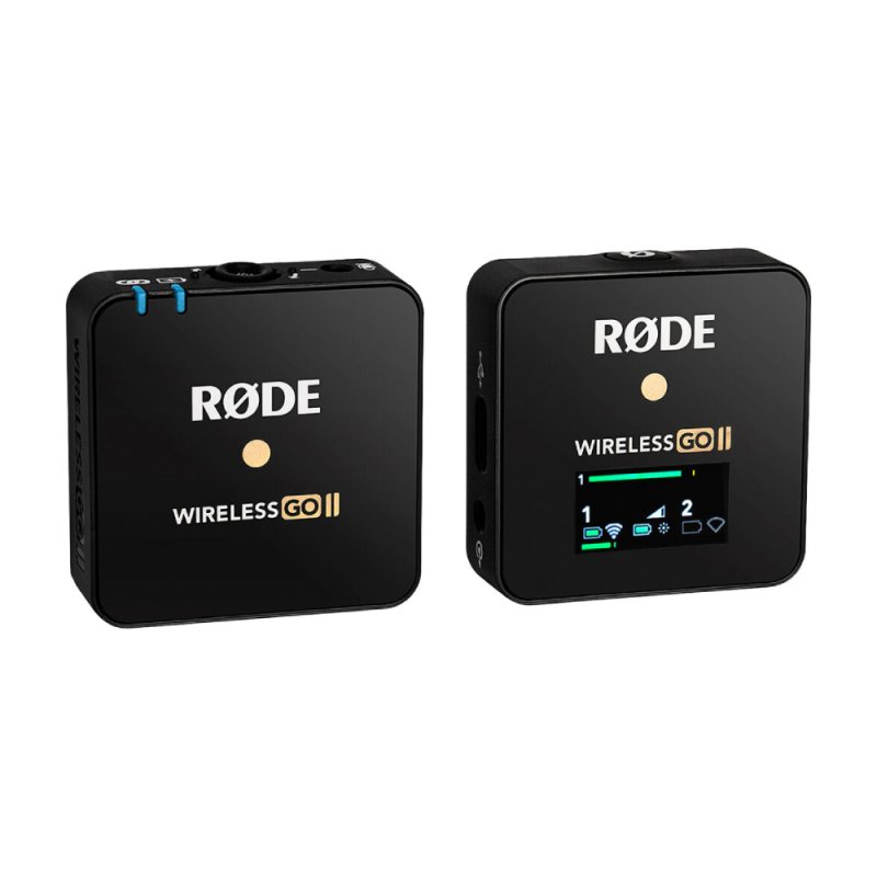 Беспроводная микрофонная система Rode Wireless GO II Single, двухканальная, 2.4 ГГц, черный