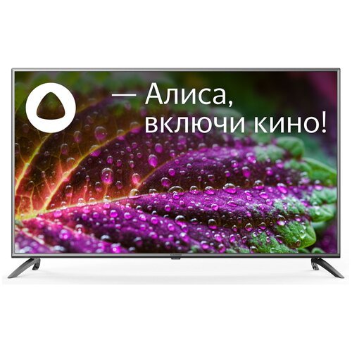 55' Телевизор STARWIND SW-LED55UG400 LED на платформе Яндекс.ТВ, стальной