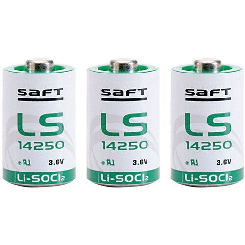 Батарейки Saft LS 14250 (1/2AA) 3шт.