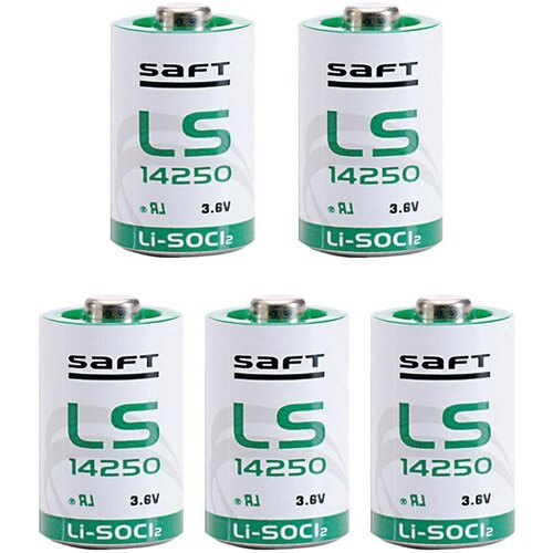 Батарейки Saft LS 14250 (1/2AA) 5шт.