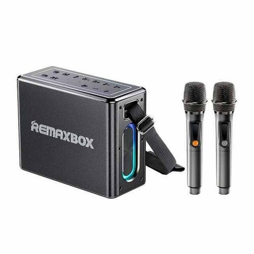 Портативная колонка с микрофонами Remax Remaxbox RB-M51 120 ватт, 12000 mAh