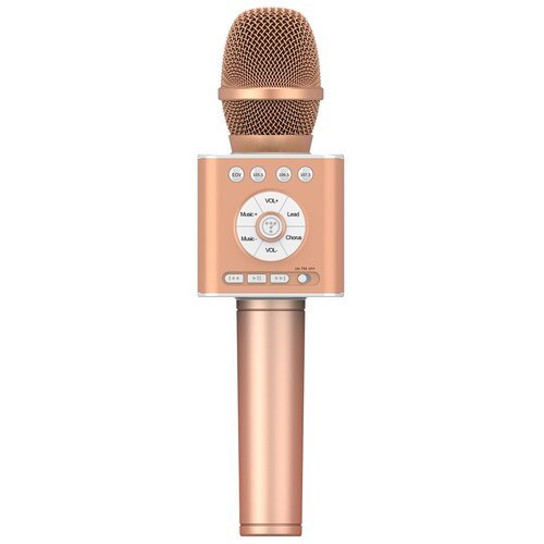 TOSING Q12 PINK (розовое золото) - беспроводной караоке блютус 'Bluetooth' микрофон