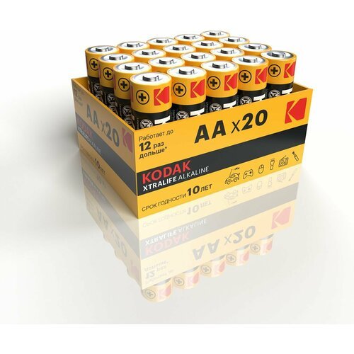 Алкалиновые батарейки Kodak 23A/AAA, 20 шт.
