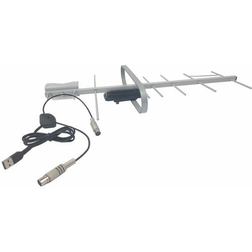 Антенна ТВ 'Триада-3350 USB' с инжектором питания в комплекте
