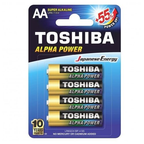 Батарейка TOSHIBA арт. LR6GCHBP4