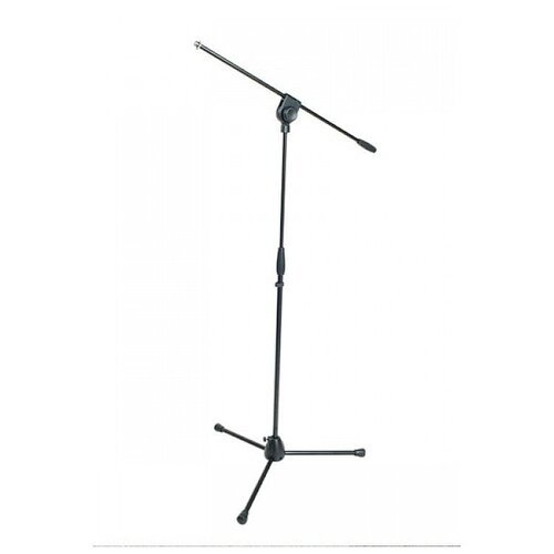 PROEL PRO100BK - профессиональная микрофонная стойка, тренога, журавль, цвет: матовый чёрный