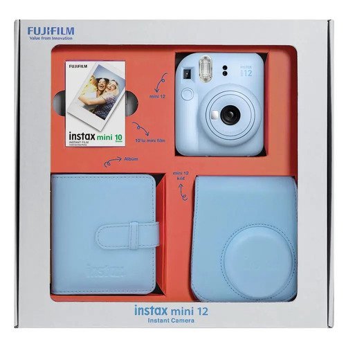 Набор Instax Mini 12 Pastel Blue - Bundle Box