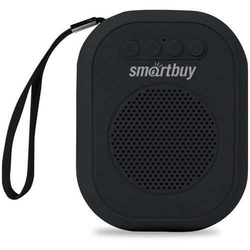 Портативная акустическая система Smartbuy BLOOM, 3Вт, Bluetooth, MP3, FM-радио, серая (SBS-180)
