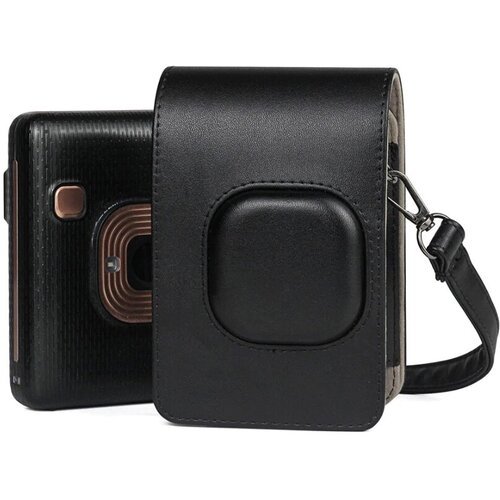 Защитный чехол-сумка-футляр MyPads TC143-491 для фотоаппарата FUJIFILM Instax Mini LiPlay противоударный усиленный легкий черный