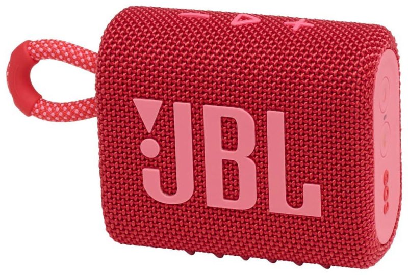 Портативная акустика JBL GO3 RED красный Портативная акустика JBL GO3 RED красный
