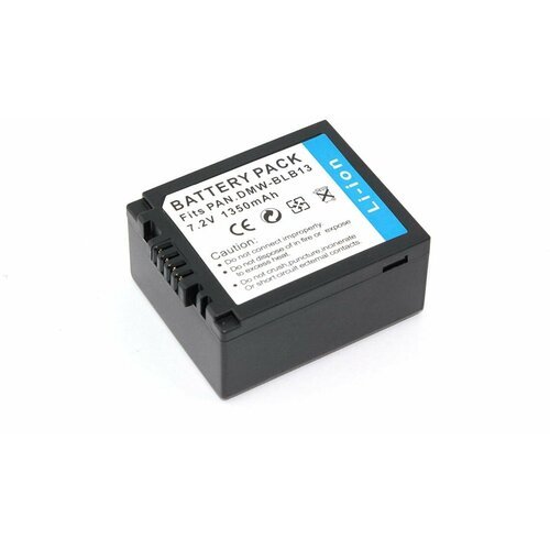 Аккумуляторная батарея для видеокамеры Panasonic Lumix DMC-G1 (DMW-BLB13) 7.2V 1350mAh
