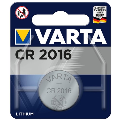 Батарейка CR2016 3В литиевая Varta в блистере 1шт.