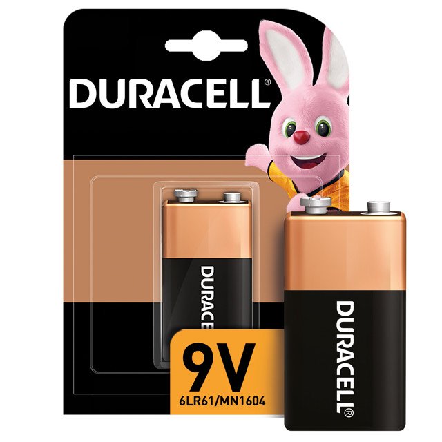 батарейка DURACELL 9В блистер 1шт