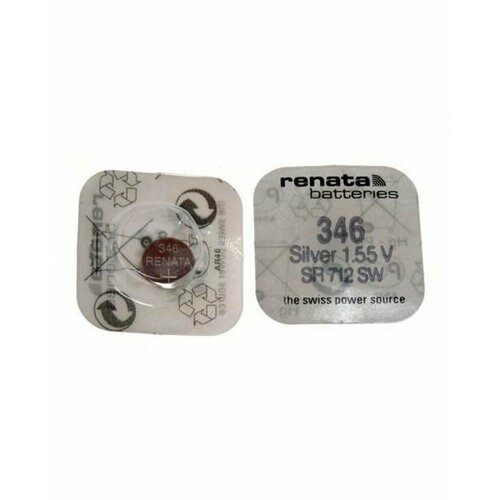 Часовая батарейка Renata 346, упаковка 2 шт.